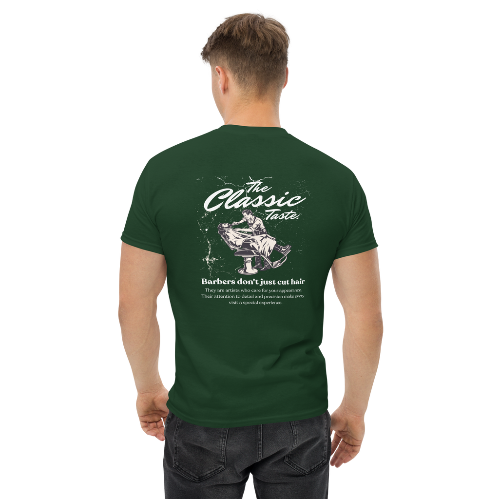 Classic Barber Graphic Tee - Timeless Style for Every Grooming Enthusiast