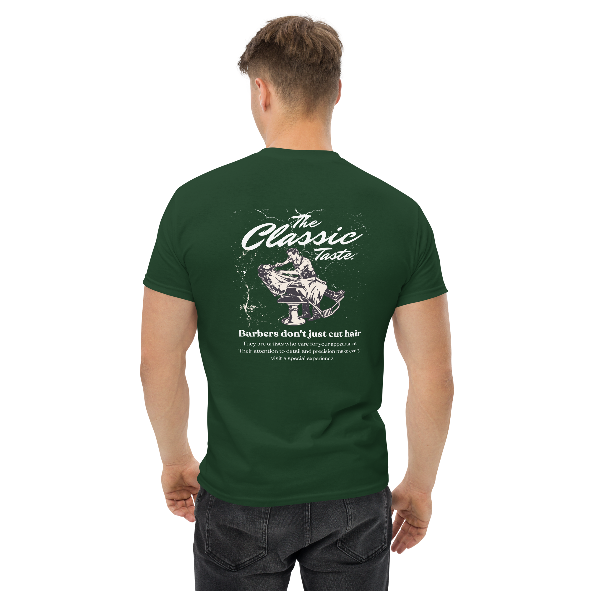 Classic Barber Graphic Tee - Timeless Style for Every Grooming Enthusiast