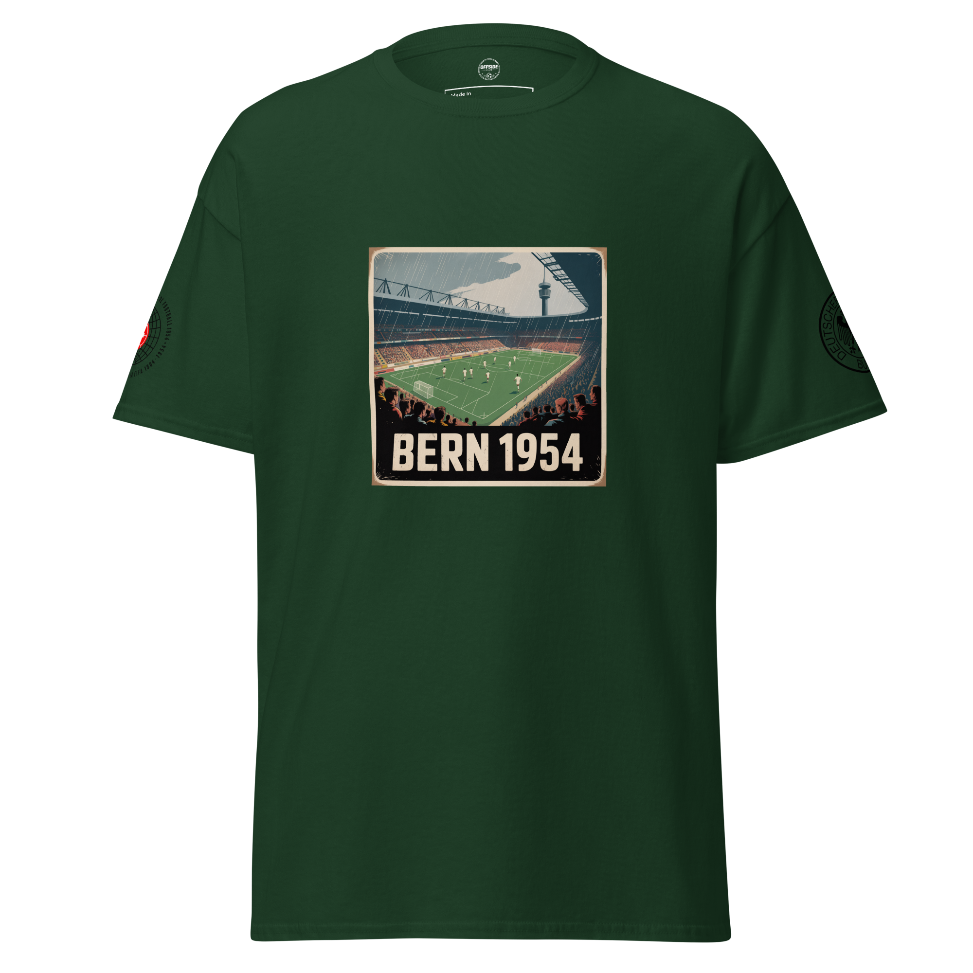 Football Immortality T-Shirt - The Miracle of Berne Design