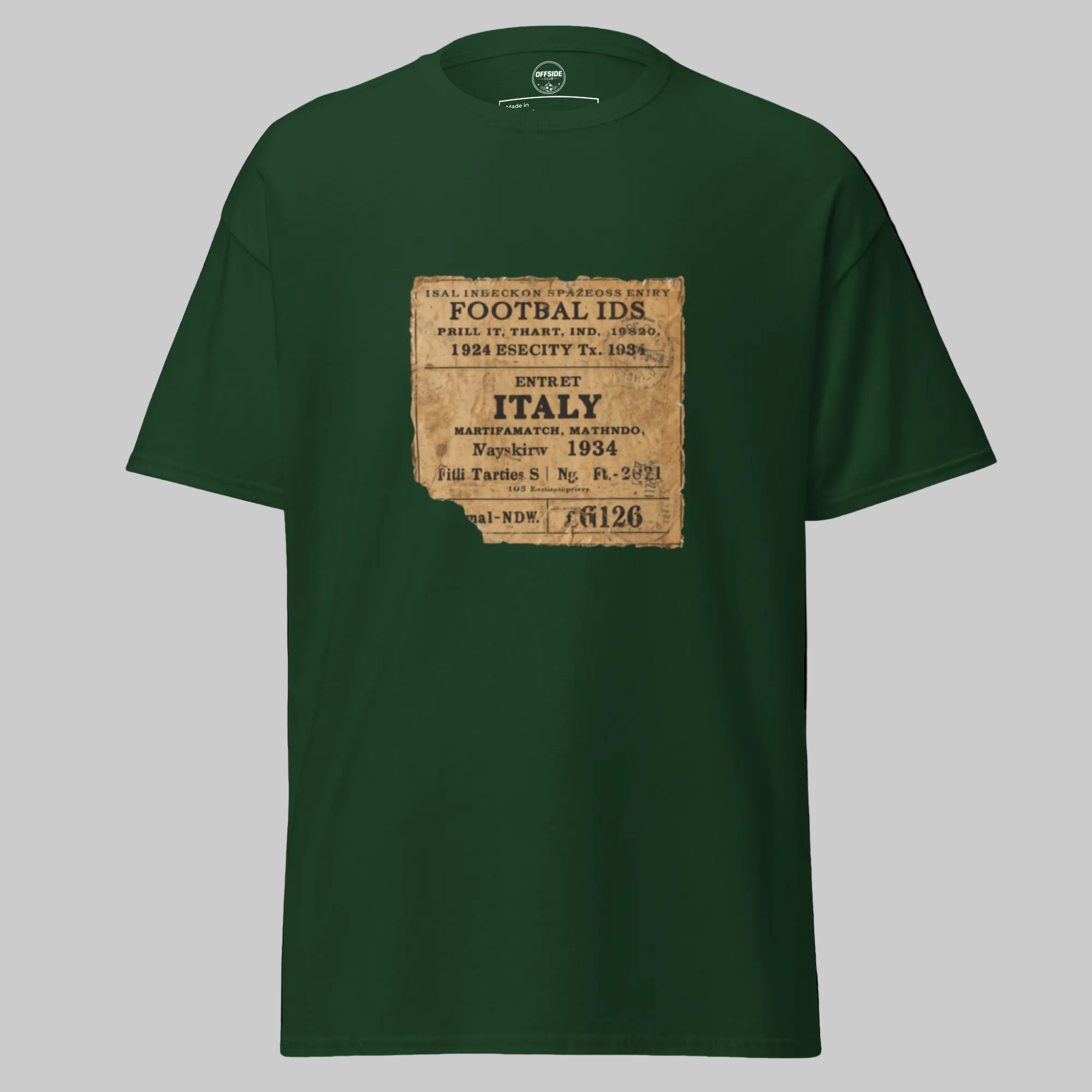 Italy 1934 Vintage Football Shirt - Classic Retro Tee