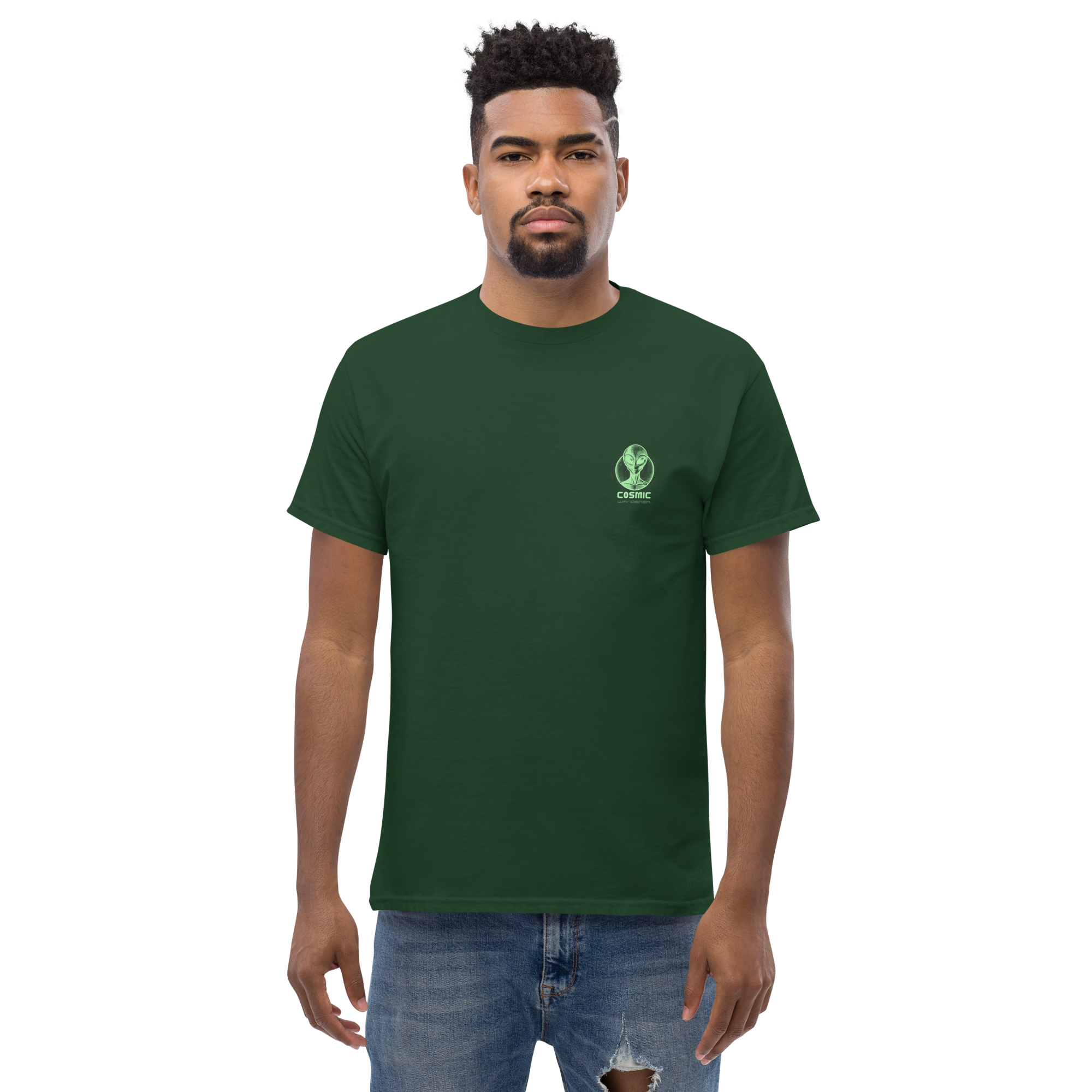 Explore Beyond the Stars Astronaut Graphic Tee for Space Lovers