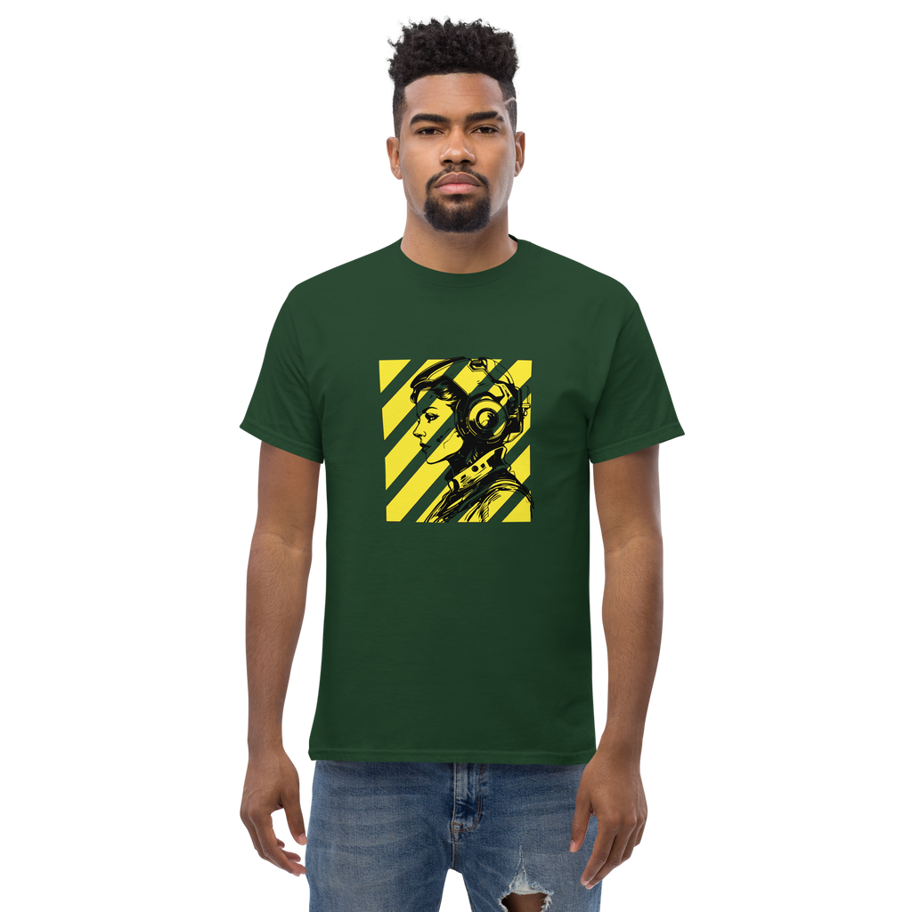 Futuristic Sci-Fi Shirt: Embrace Your Unique Style with a Bold Portrait Design