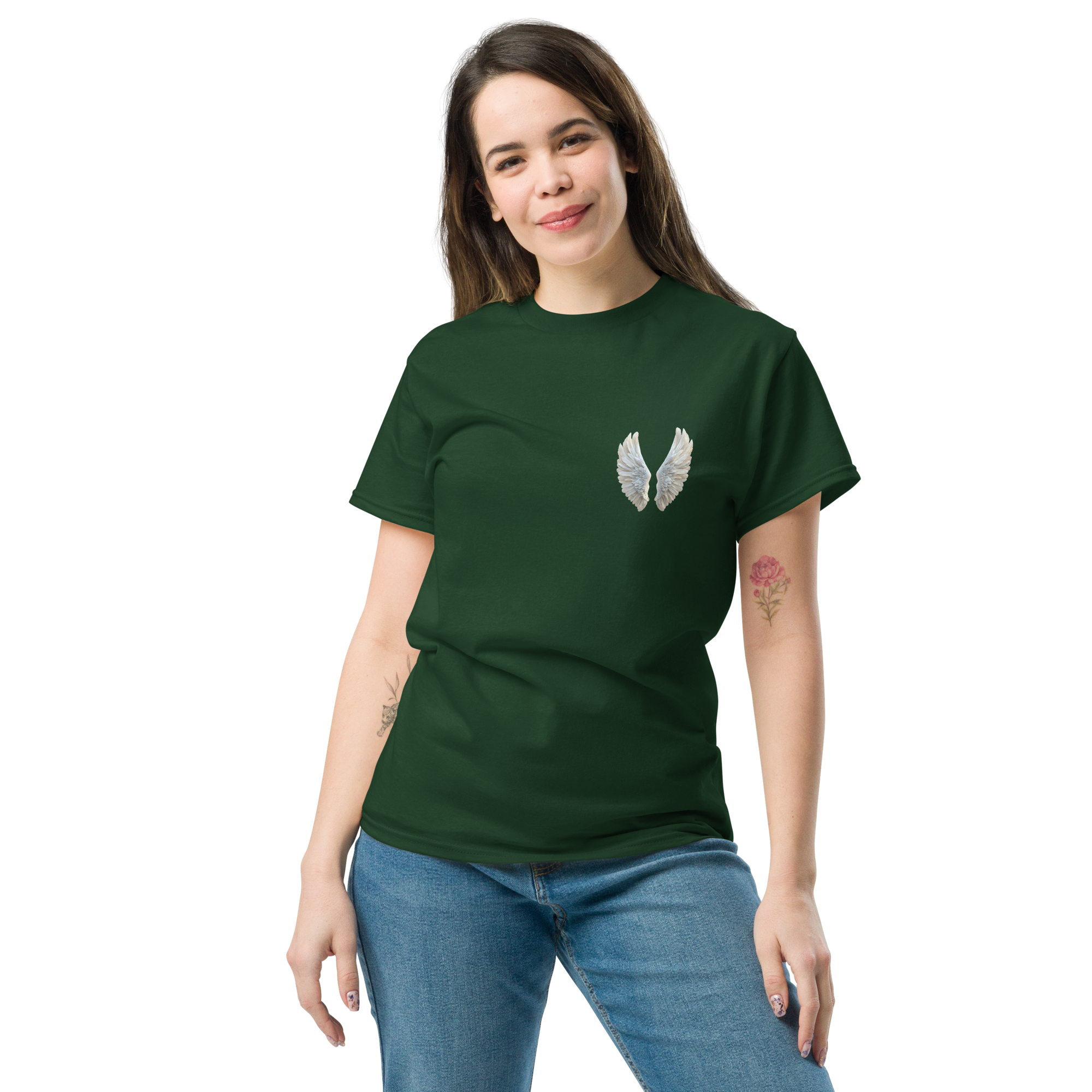 BUILT For Streets Angel Wings Graphic Tee for Stylish Comfort