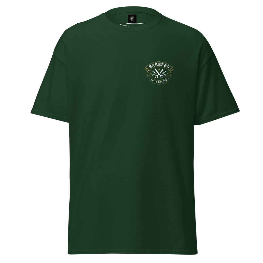 Classic Barber Graphic Tee - Timeless Style for Every Grooming Enthusiast