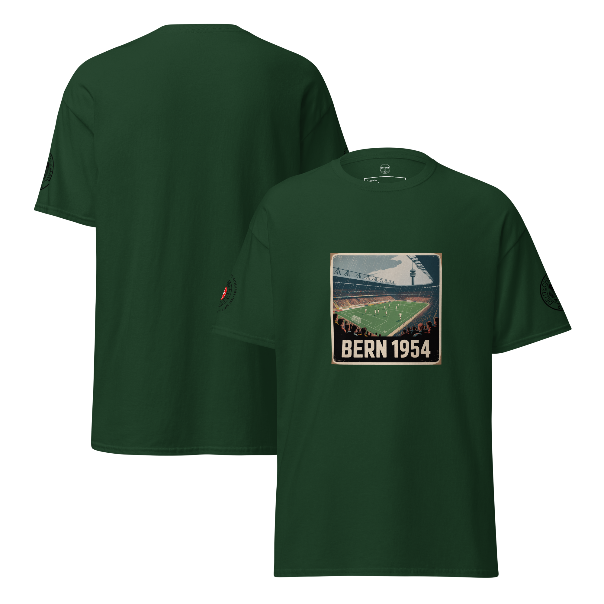 Football Immortality T-Shirt - The Miracle of Berne Design