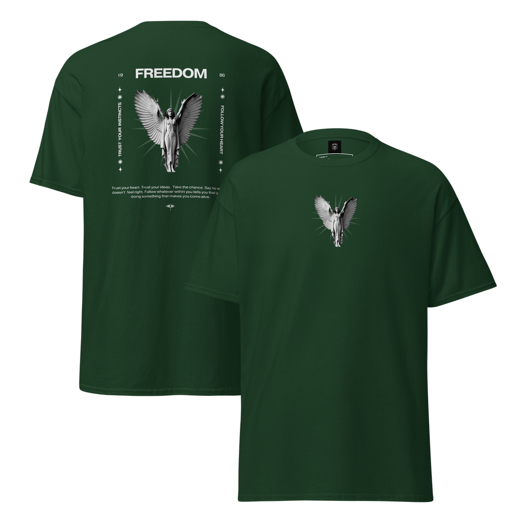 Freedom Angel Graphic Tee - Embrace Your Spirit Unisex Design