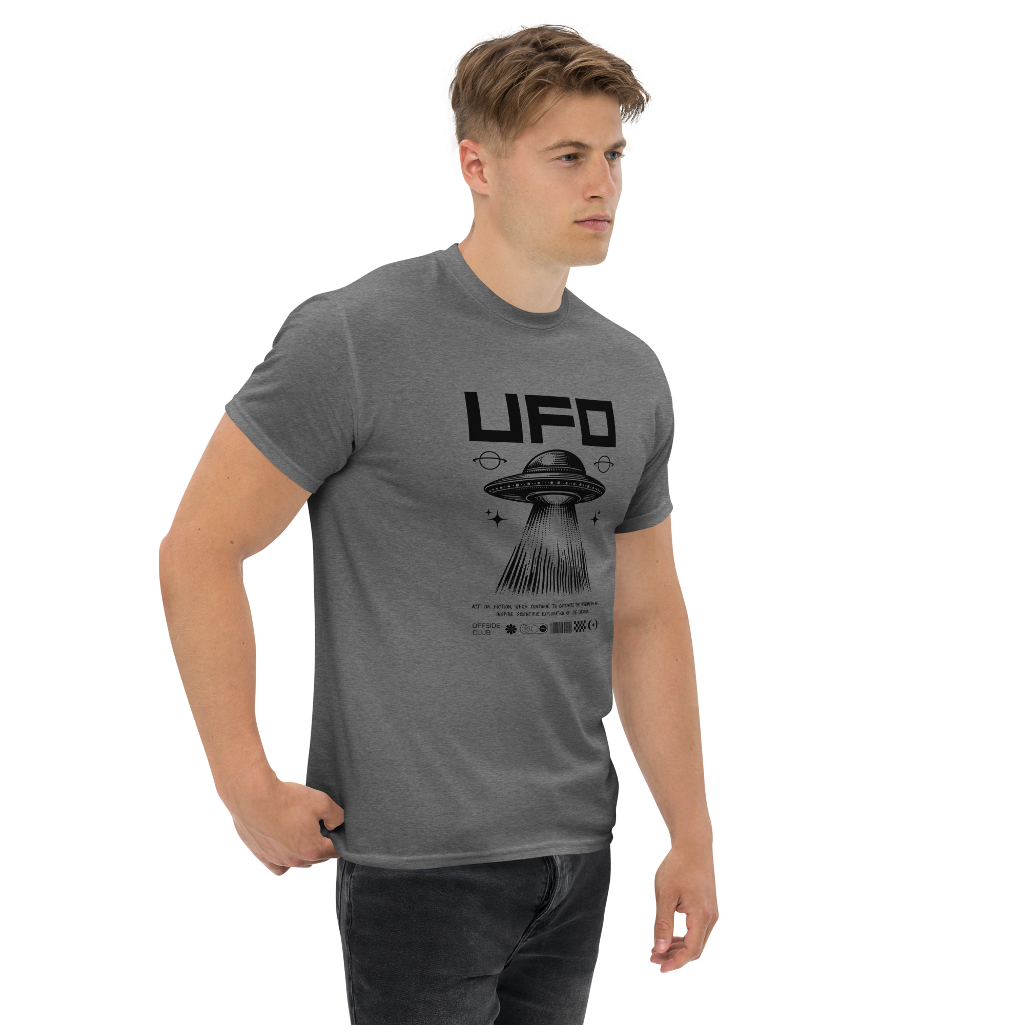 UFO Discovery Graphic Tee - Unleash Your Cosmic Style with Retro Sci-Fi Vibes