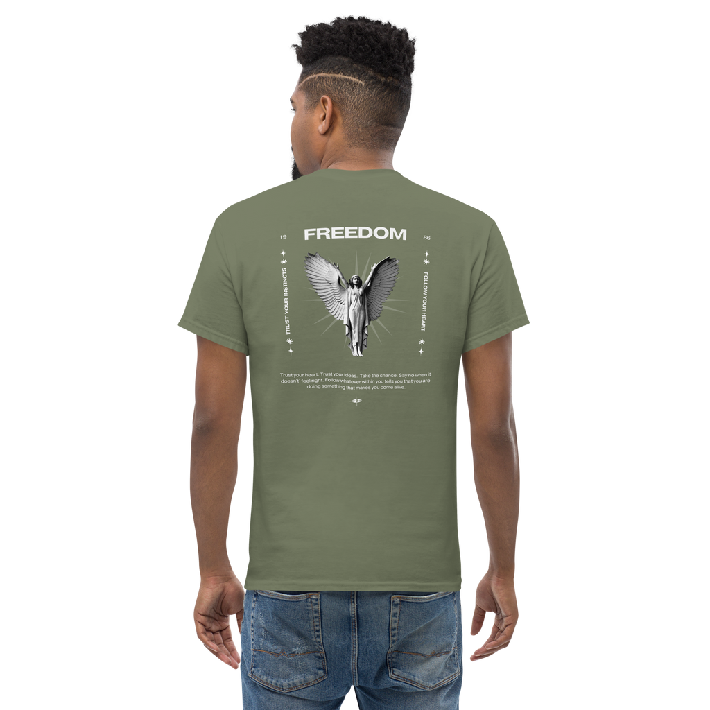 Freedom Angel Graphic Tee - Embrace Your Spirit Unisex Design