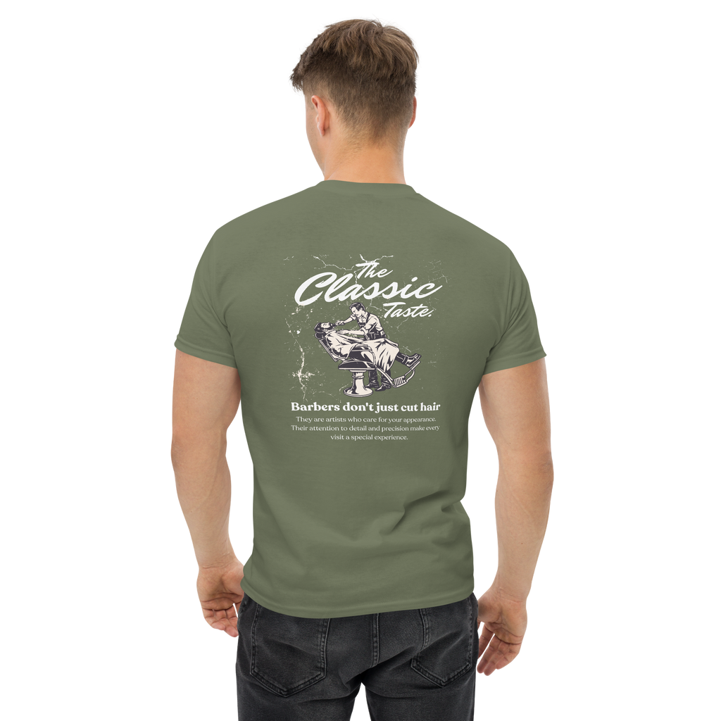 Classic Barber Graphic Tee - Timeless Style for Every Grooming Enthusiast