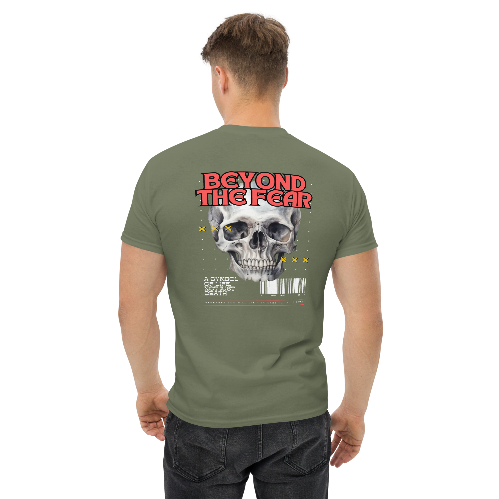 Beyond the Fear Graphic Tee - Inspiring Beyond the Fear T-Shirt for Everyday Courage