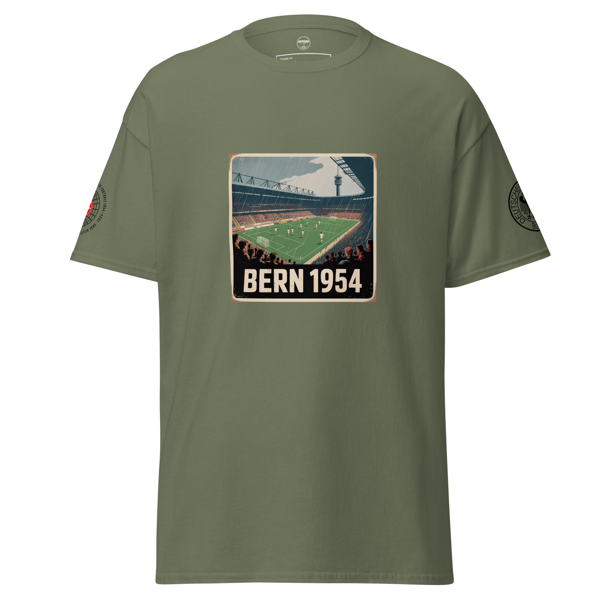 Football Immortality T-Shirt - The Miracle of Berne Design