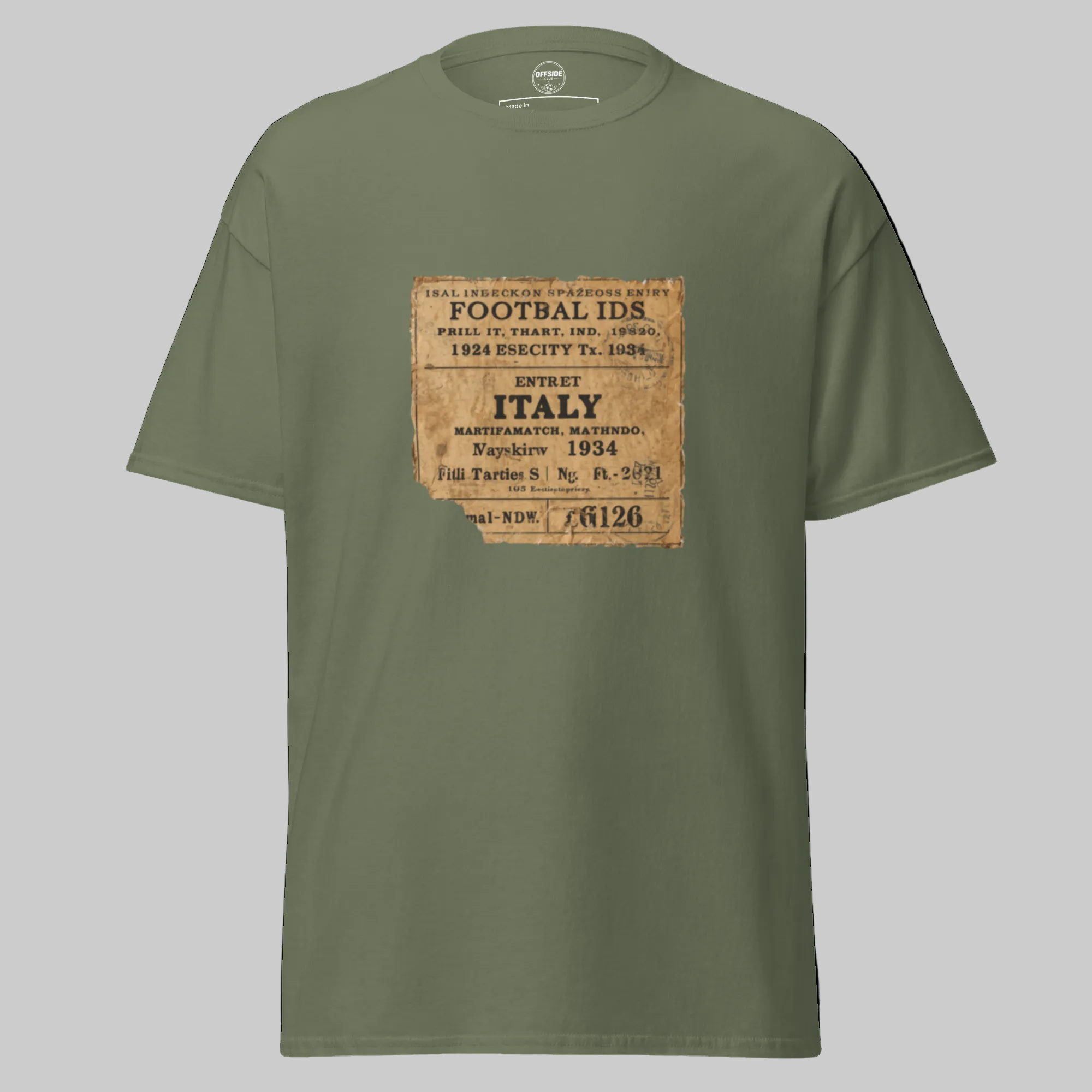 Italy 1934 Vintage Football Shirt - Classic Retro Tee