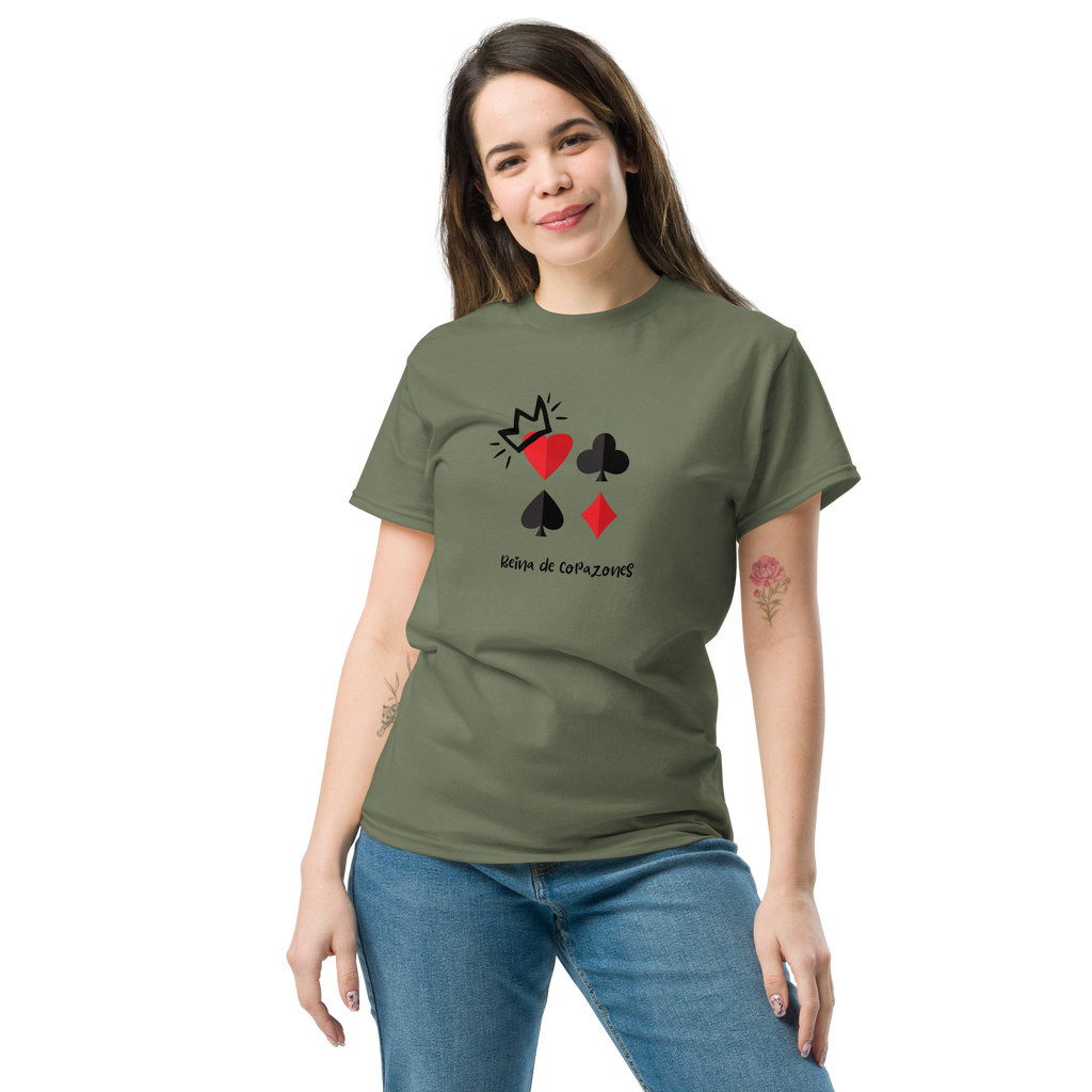 Reina de Corazones Tee - Stylish Statement Shirt for Every Occasion