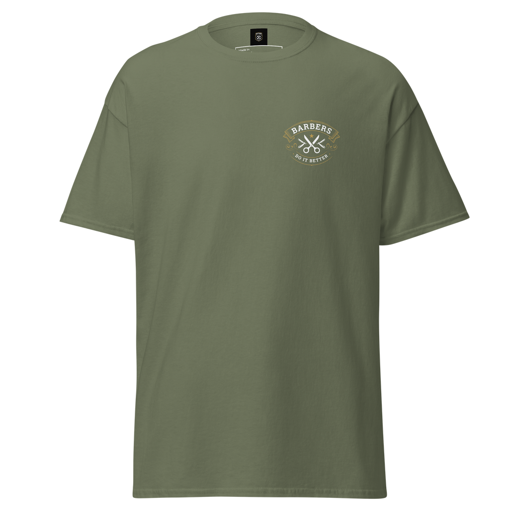 Classic Barber Graphic Tee - Timeless Style for Every Grooming Enthusiast