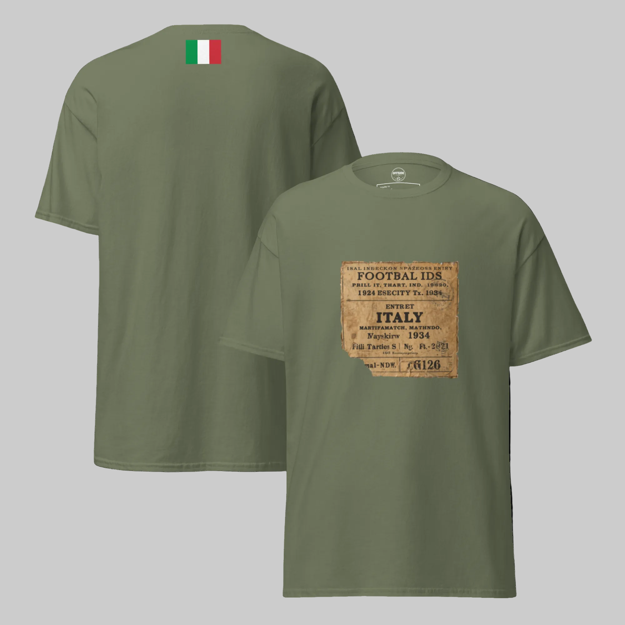 Italy 1934 Vintage Football Shirt - Classic Retro Tee