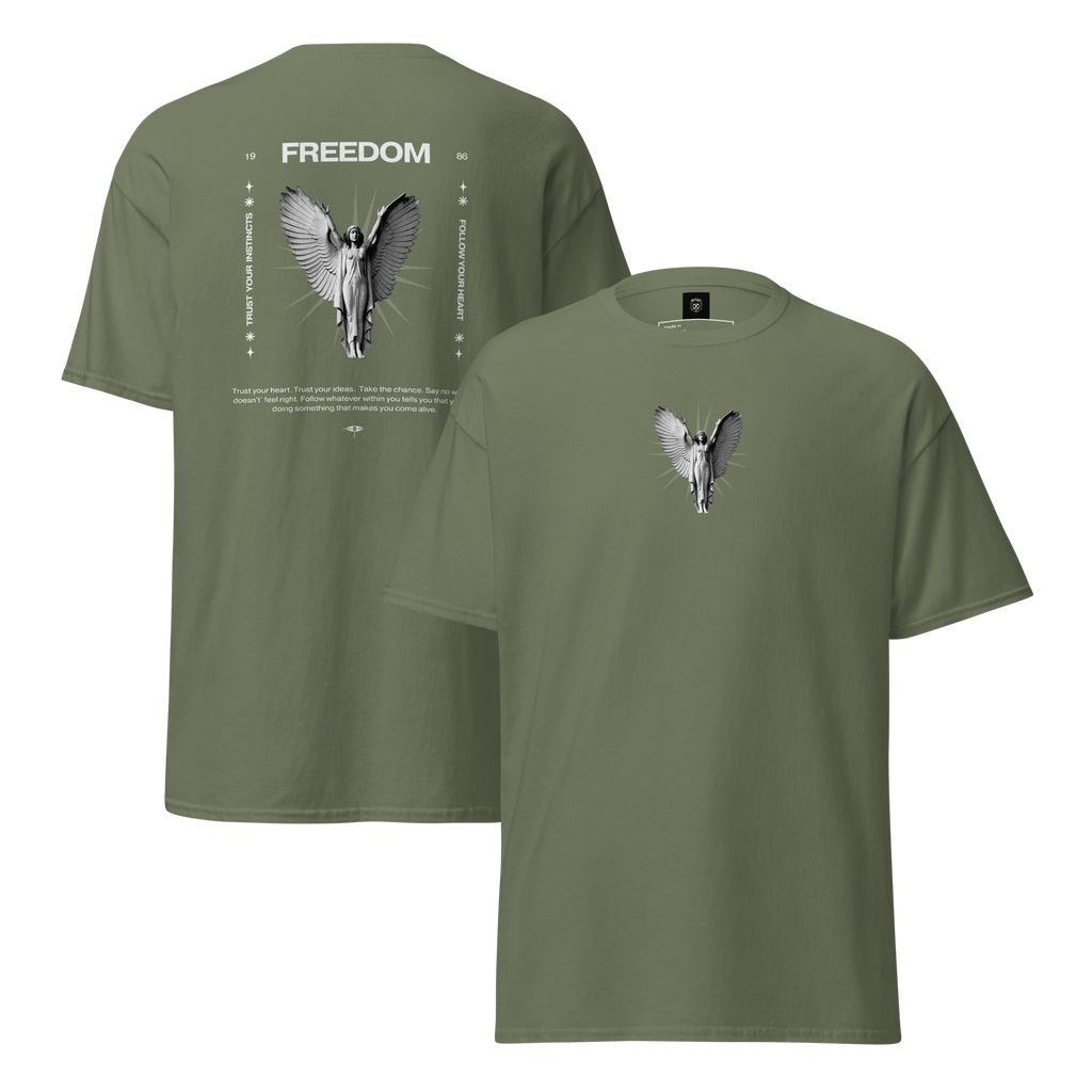 Freedom Angel Graphic Tee - Embrace Your Spirit Unisex Design