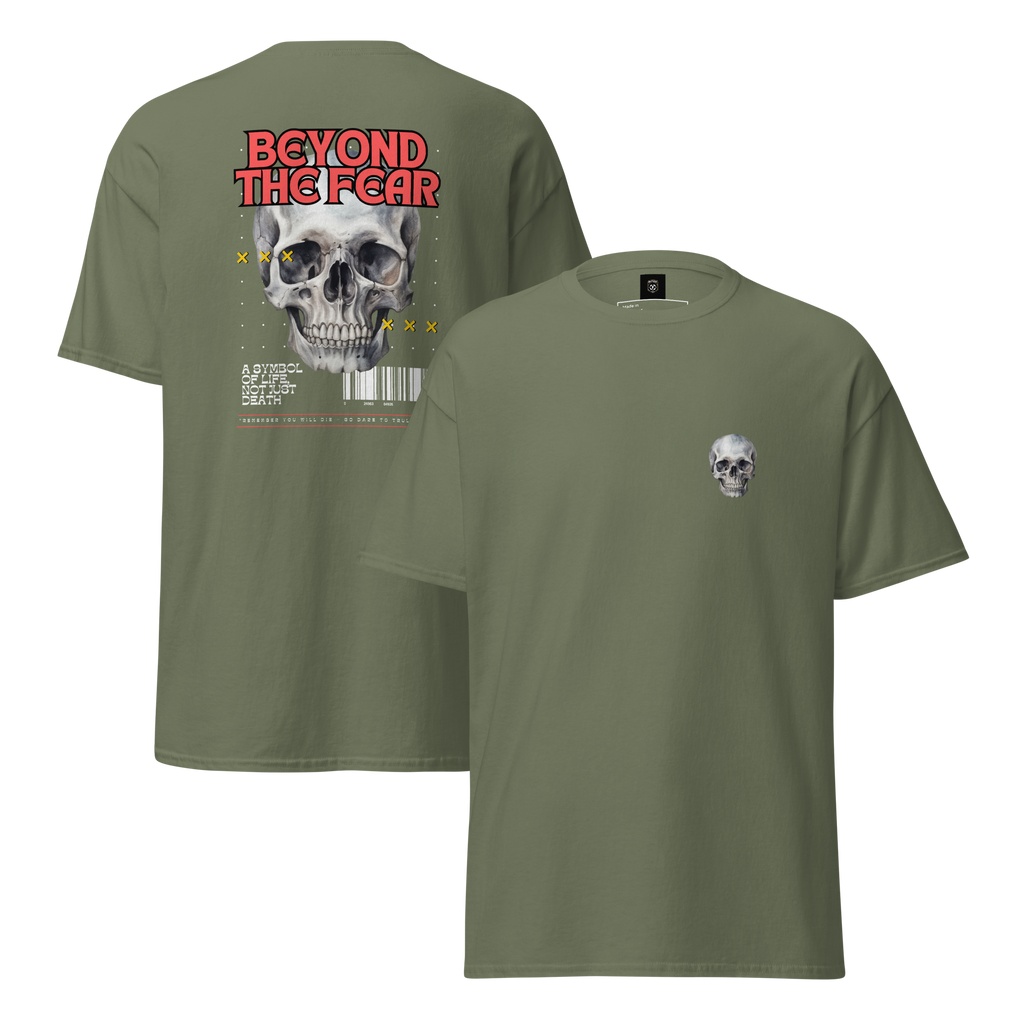 Beyond the Fear Graphic Tee - Inspiring Beyond the Fear T-Shirt for Everyday Courage