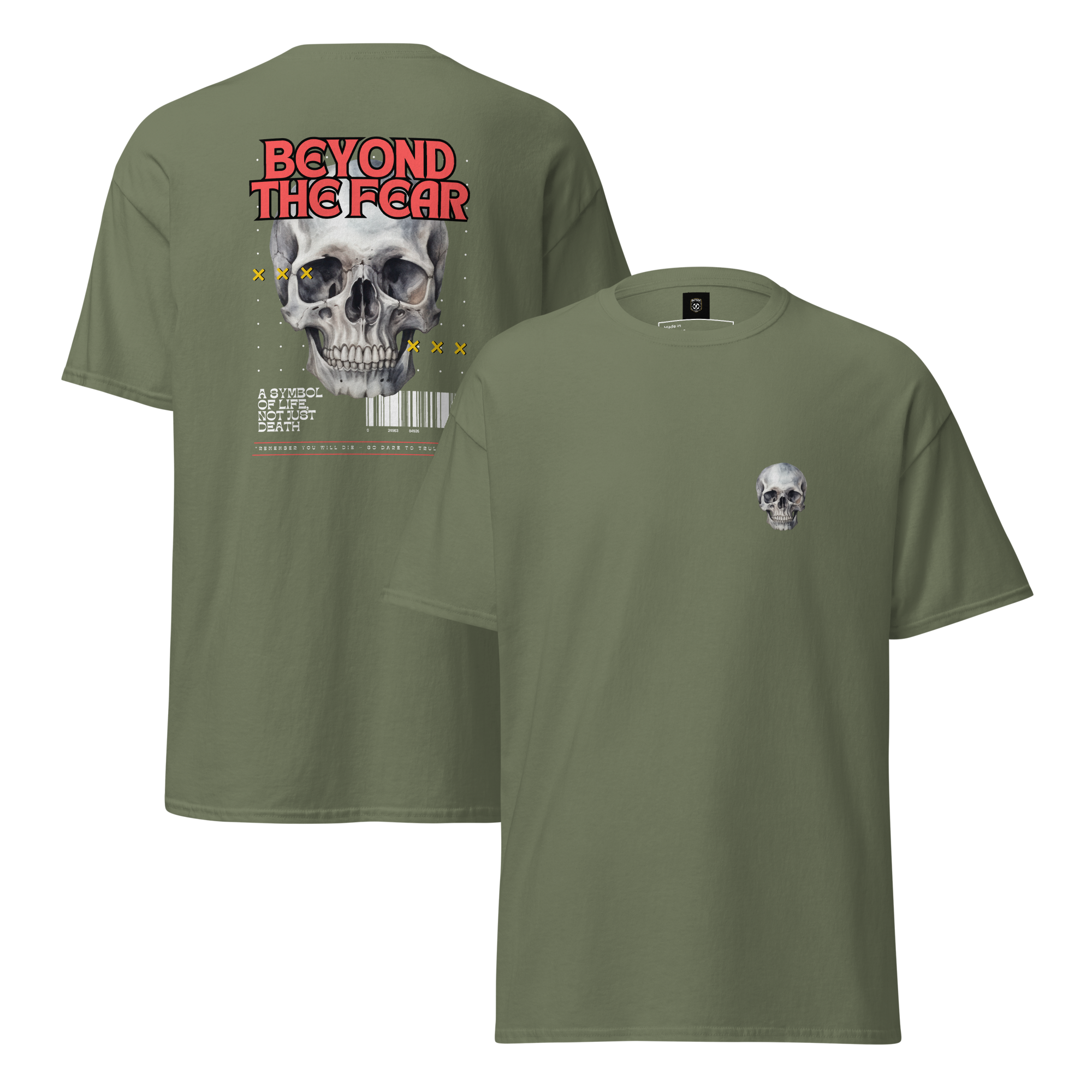 Beyond the Fear Graphic Tee - Inspiring Beyond the Fear T-Shirt for Everyday Courage
