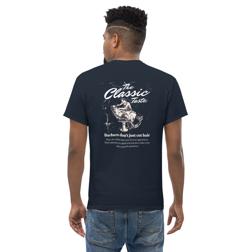 Classic Barber Graphic Tee - Timeless Style for Every Grooming Enthusiast