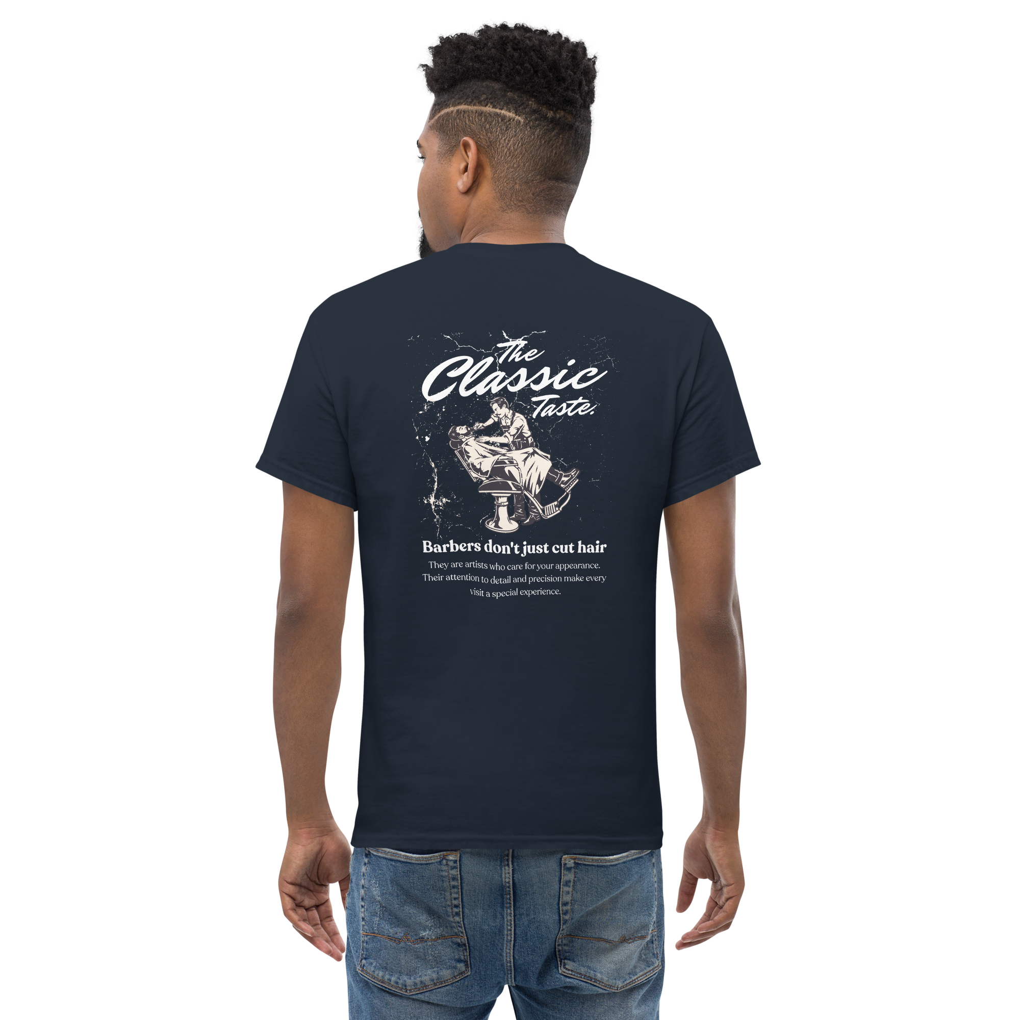 Classic Barber Graphic Tee - Timeless Style for Every Grooming Enthusiast