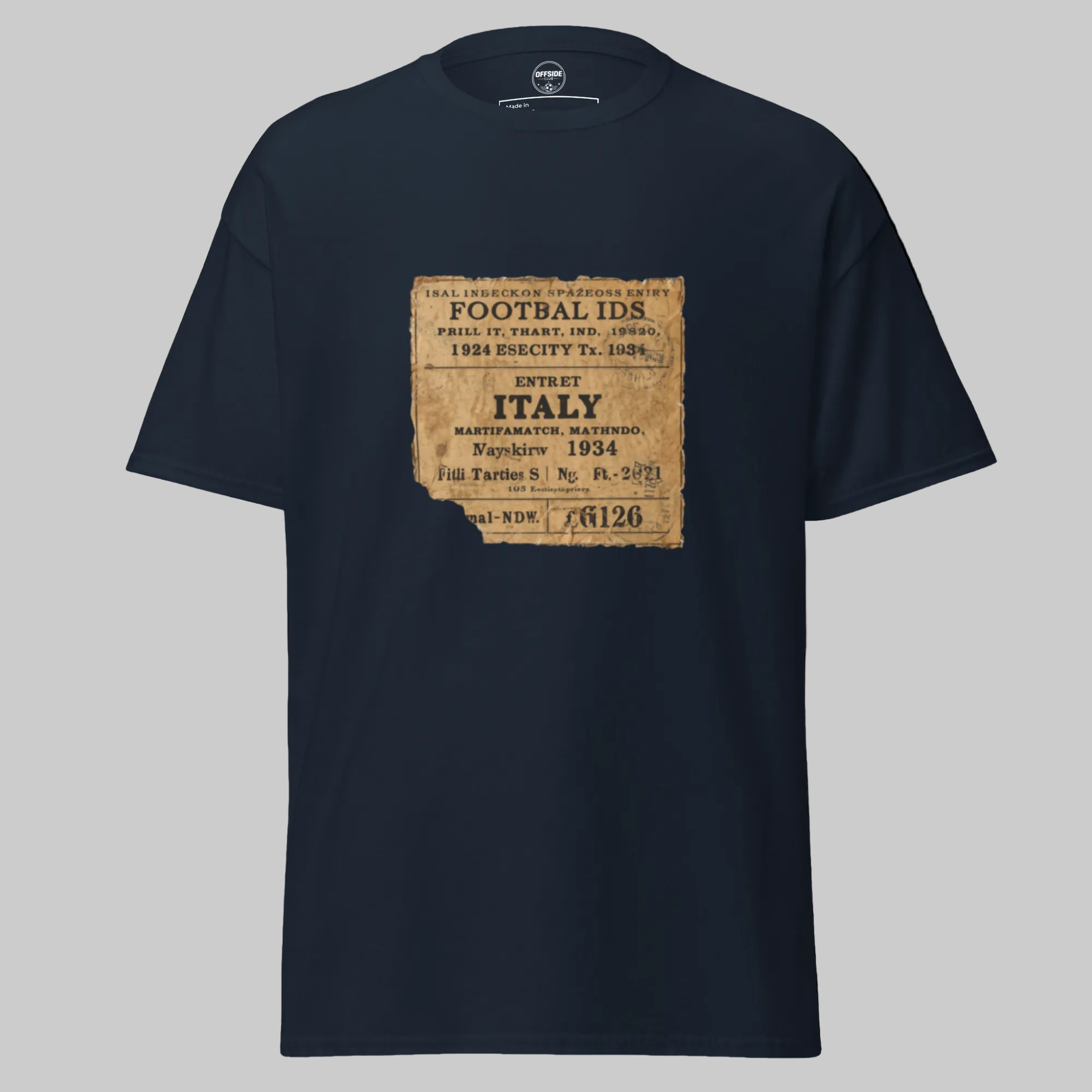 Italy 1934 Vintage Football Shirt - Classic Retro Tee