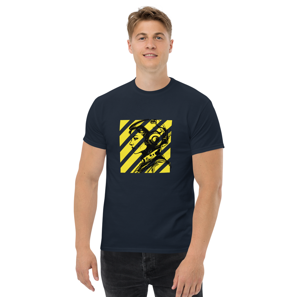 Futuristic Sci-Fi Shirt: Embrace Your Unique Style with a Bold Portrait Design