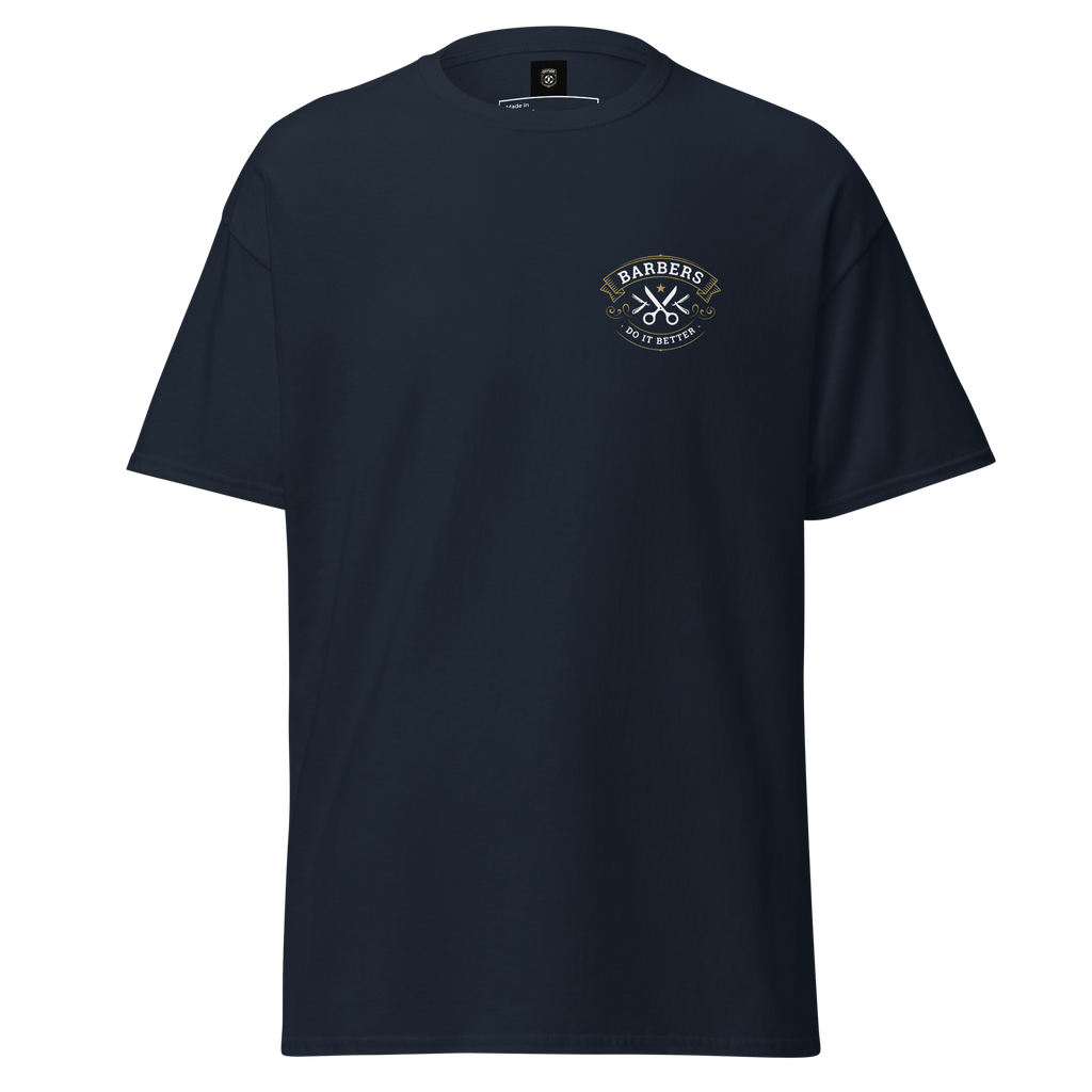 Classic Barber Graphic Tee - Timeless Style for Every Grooming Enthusiast