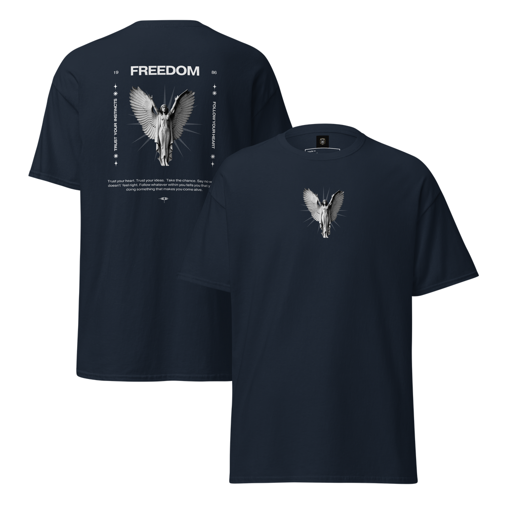 Freedom Angel Graphic Tee - Embrace Your Spirit Unisex Design