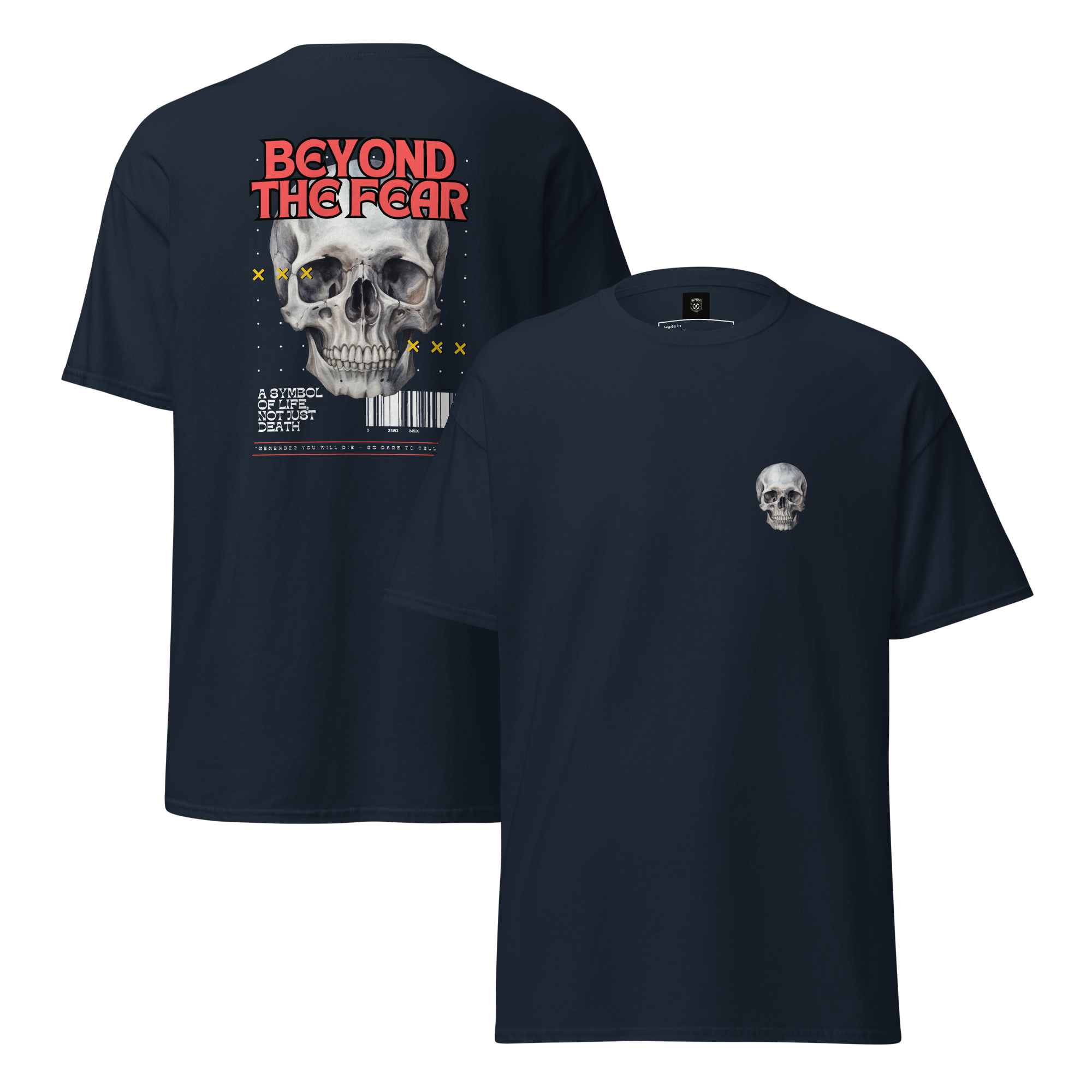 Beyond the Fear Graphic Tee - Inspiring Beyond the Fear T-Shirt for Everyday Courage