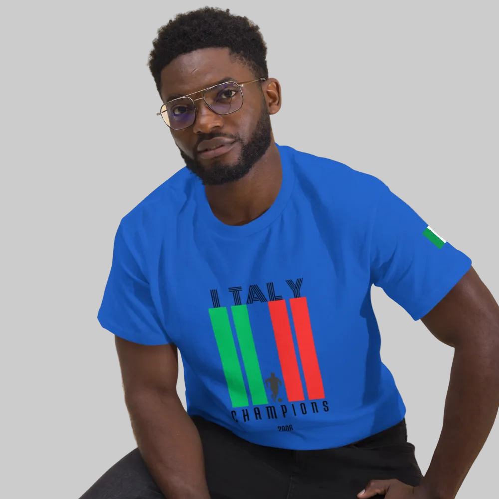 Italy Champions 2006 T-Shirt - Vintage Football Tee