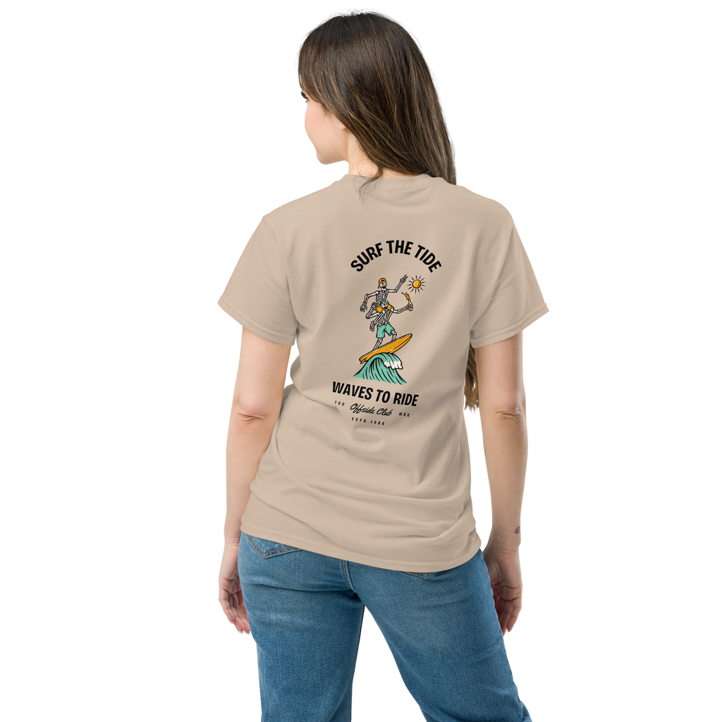 Surf The Tide Men's Surfing Graphic Tee