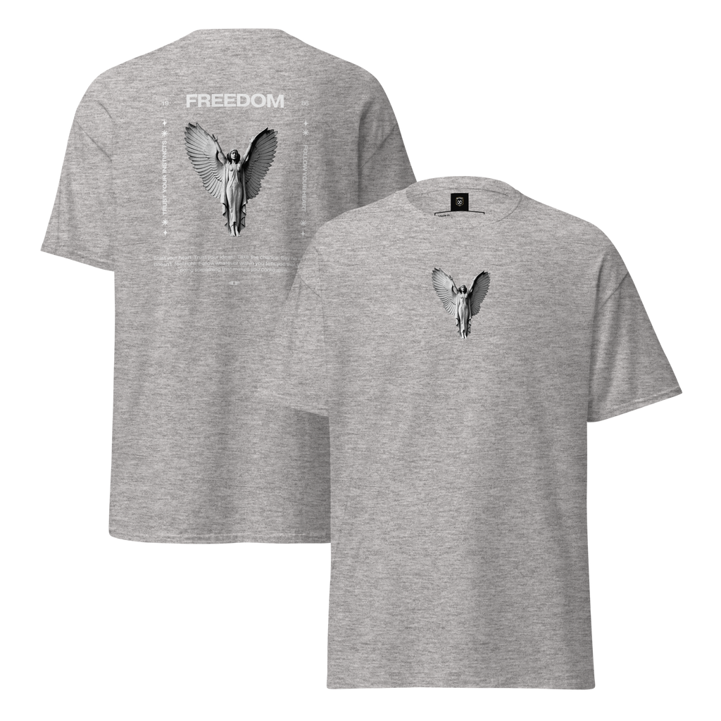 Freedom Angel Graphic Tee - Embrace Your Spirit Unisex Design