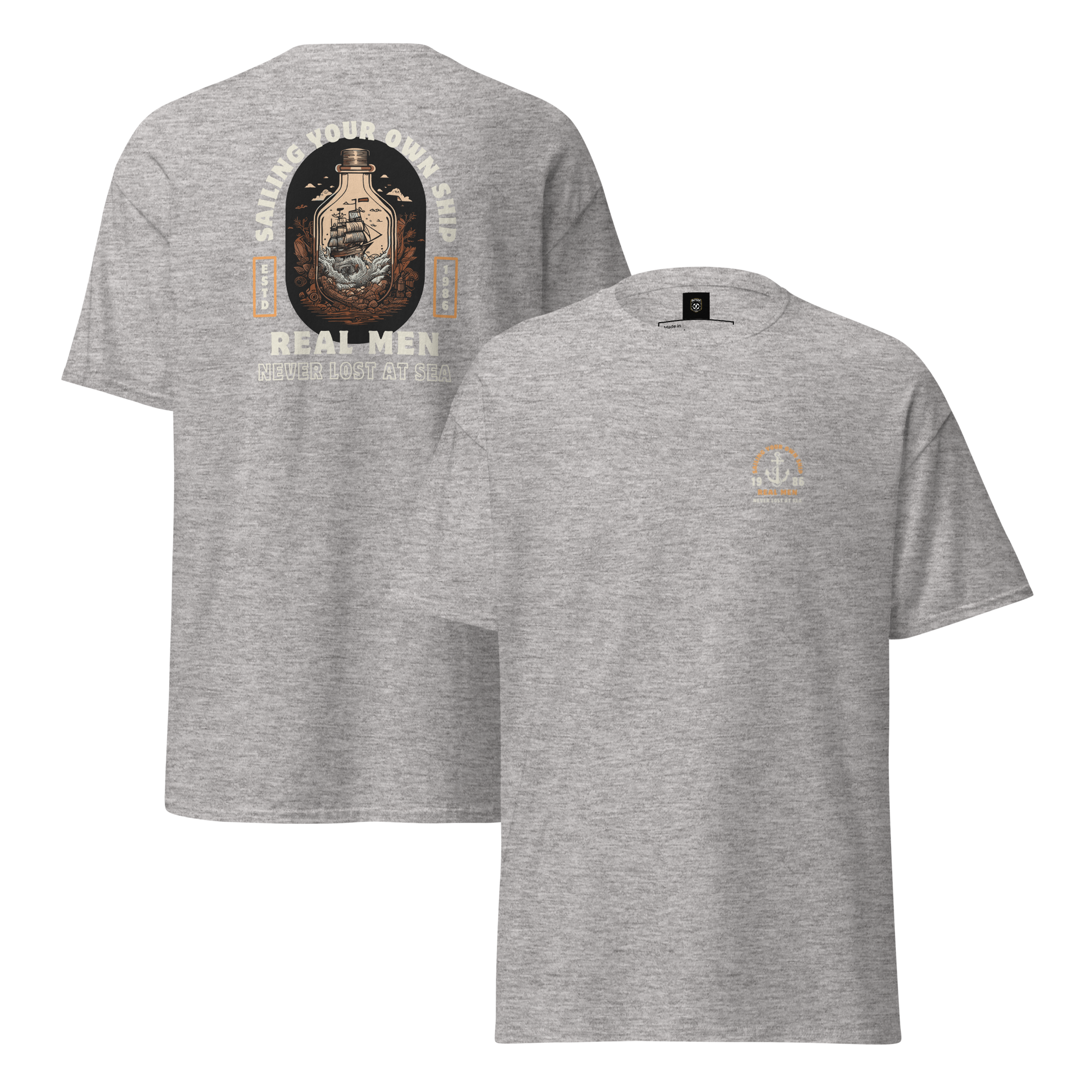 Lost At Sea Graphic Tee for Adventure Lovers