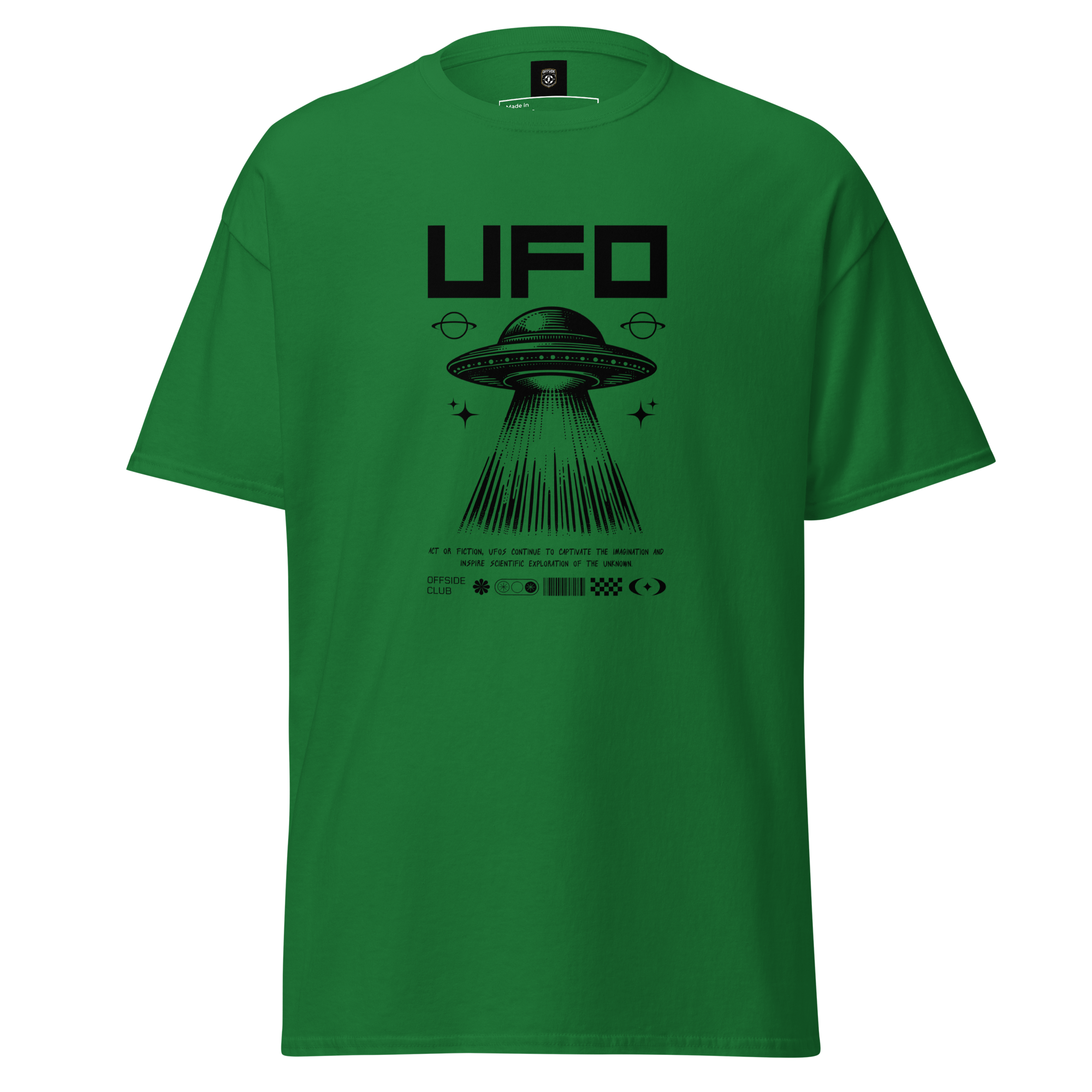 UFO Discovery Graphic Tee - Unleash Your Cosmic Style with Retro Sci-Fi Vibes