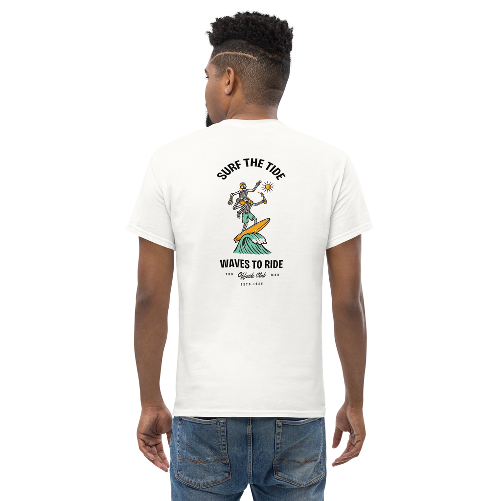 Surf The Tide Men's Surfing Graphic Tee
