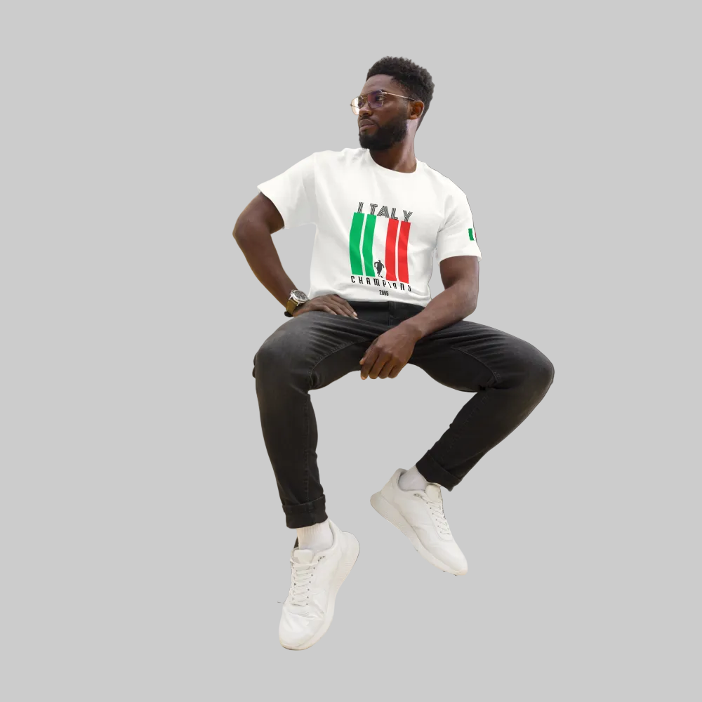 Italy Champions 2006 T-Shirt - Vintage Football Tee