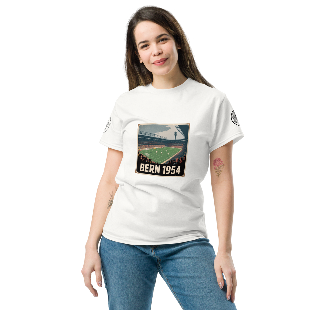 Football Immortality T-Shirt - The Miracle of Berne Design