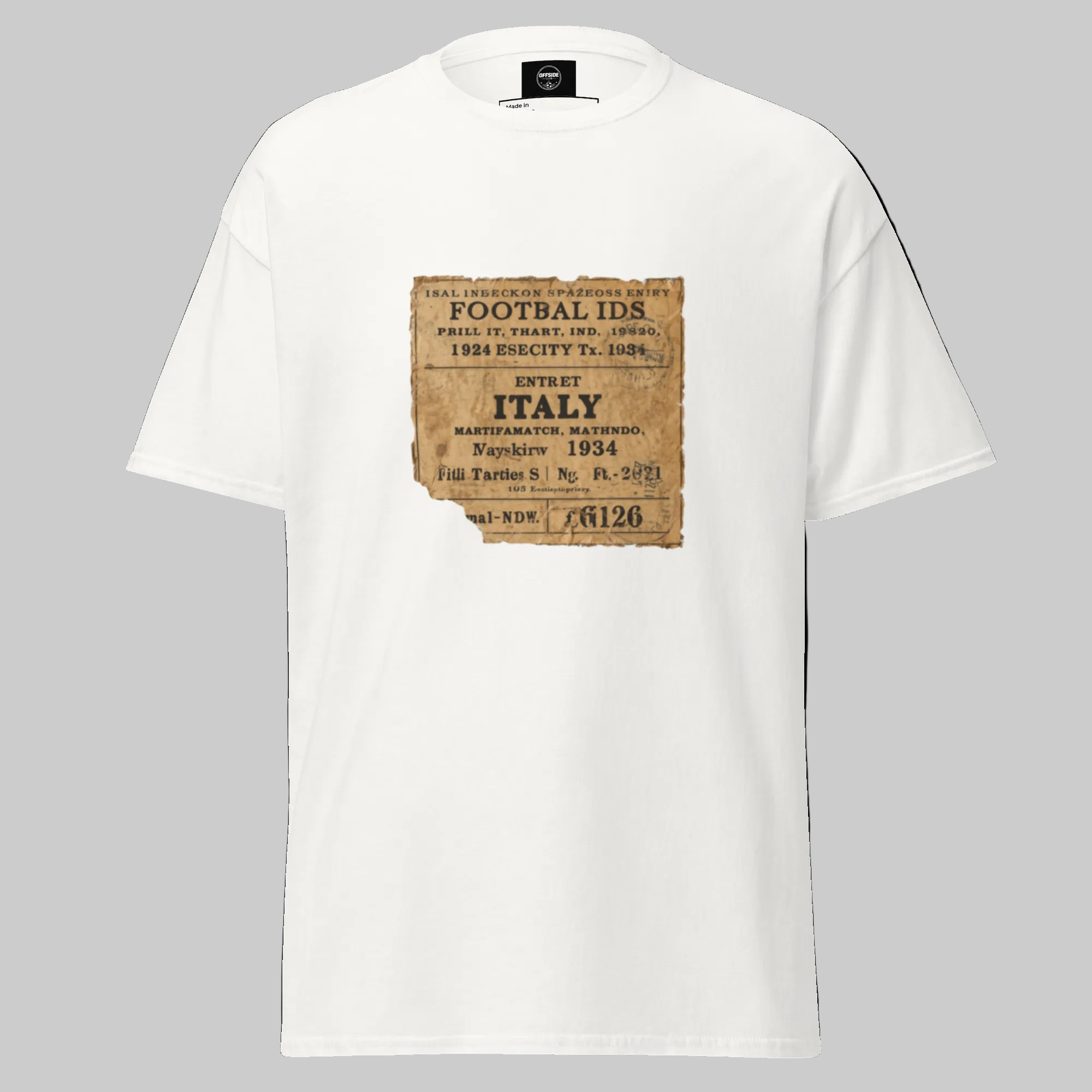 Italy 1934 Vintage Football Shirt - Classic Retro Tee