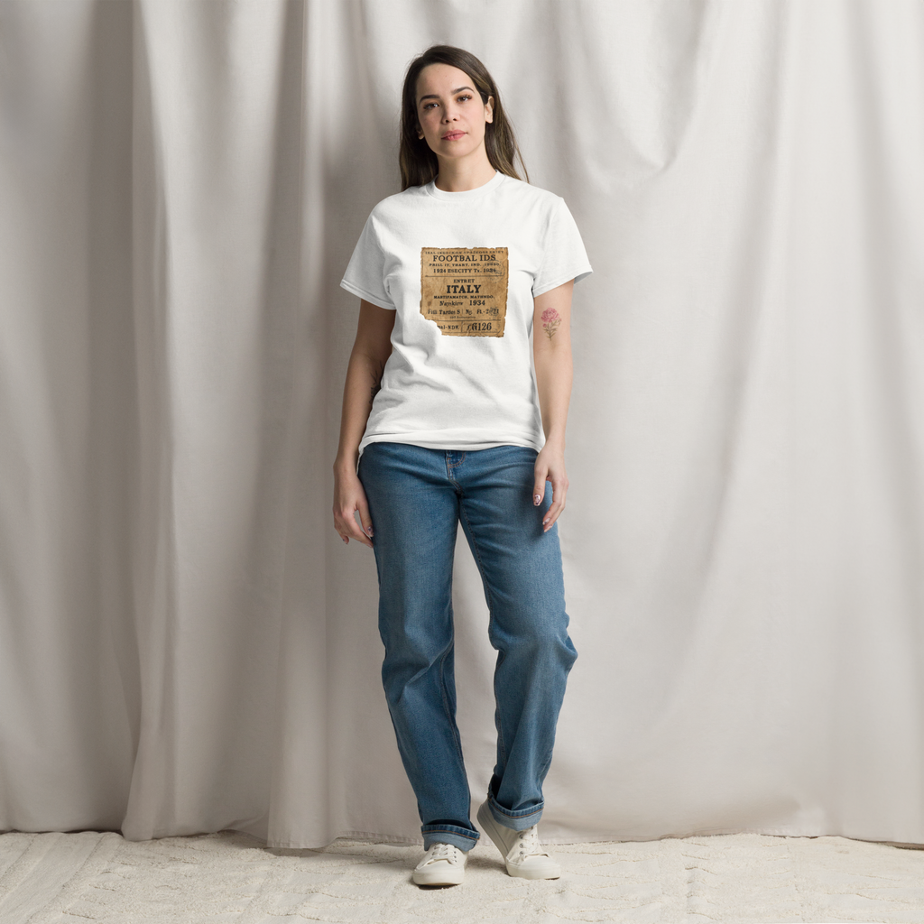 Italy 1934 Vintage Football Shirt - Classic Retro Tee