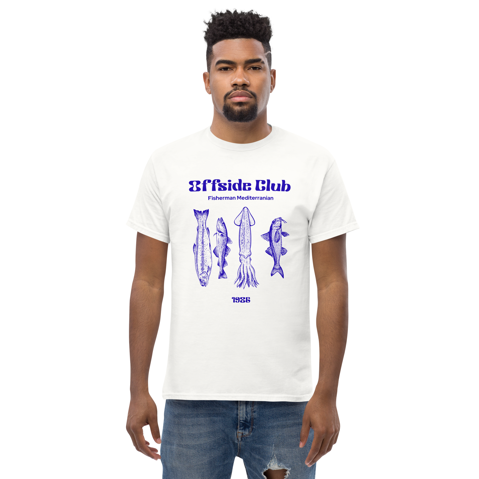 Offside Club Fisherman Mediterranean Graphic Tee - Coastal Style Essential