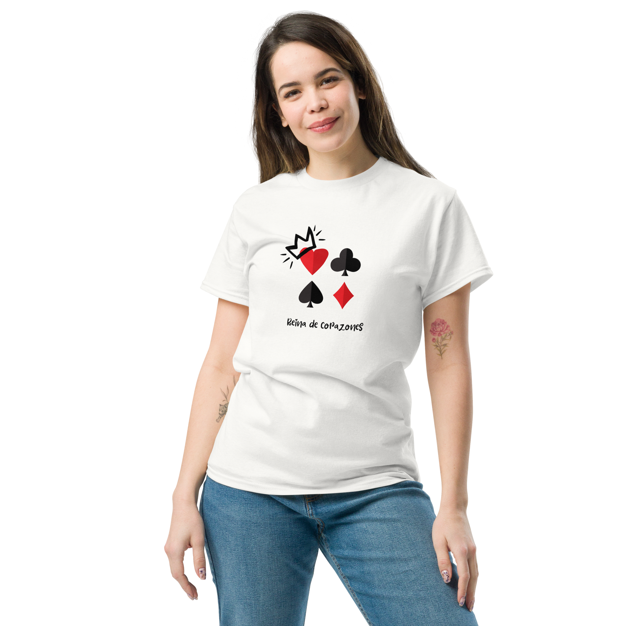 Reina de Corazones Tee - Stylish Statement Shirt for Every Occasion
