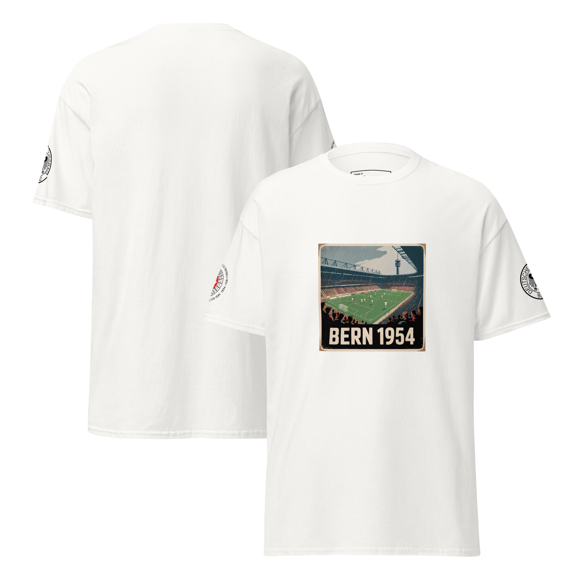 Football Immortality T-Shirt - The Miracle of Berne Design
