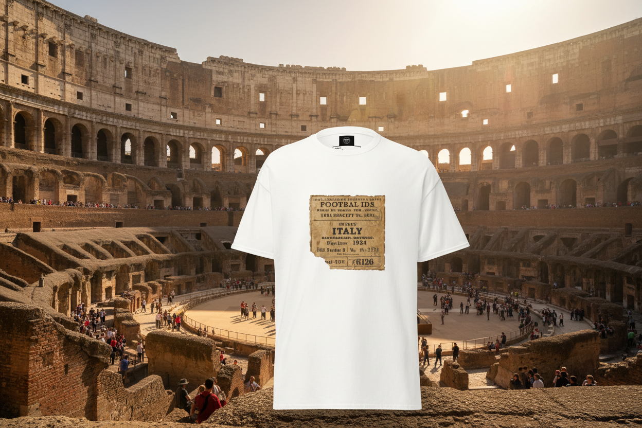 Italy 1934 Vintage Football Shirt - Classic Retro Tee