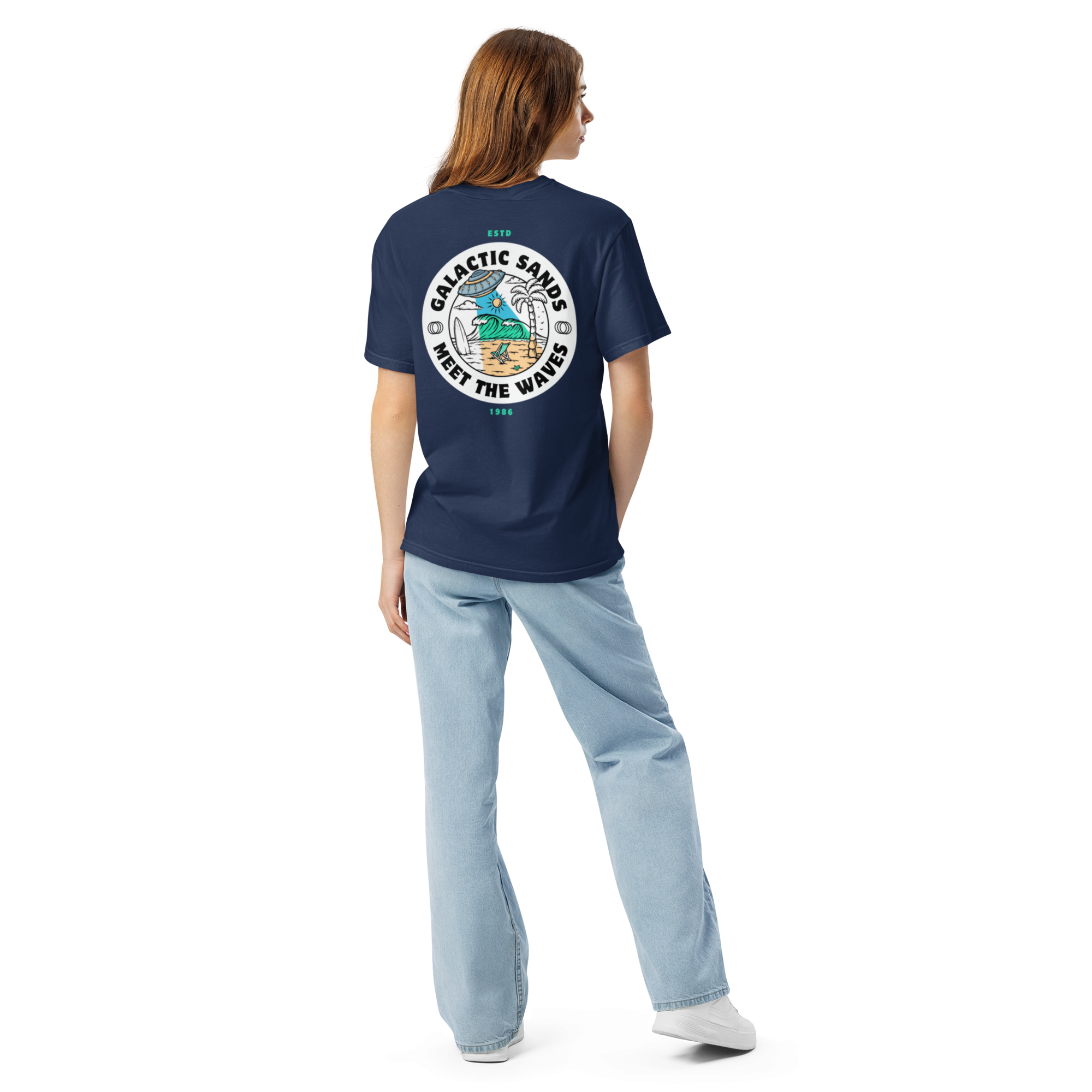 Retro UFO Surf T-Shirt - Unleash Your Style with a Cosmic Twist