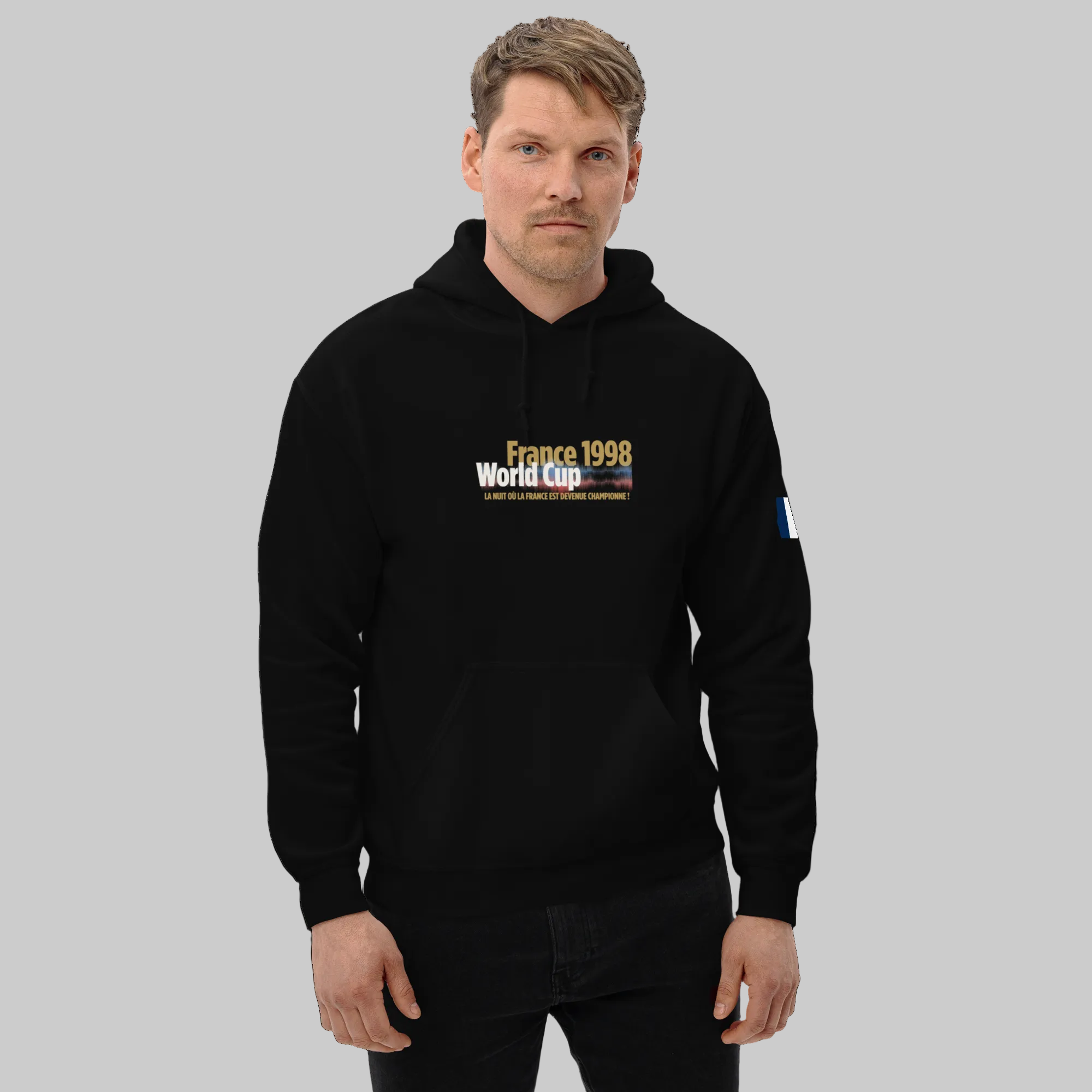 FRANCE 1998 Zidane Tribute Hoodie - Celebrate Football History