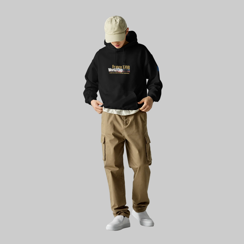 FRANCE 1998 Zidane Tribute Hoodie - Celebrate Football History