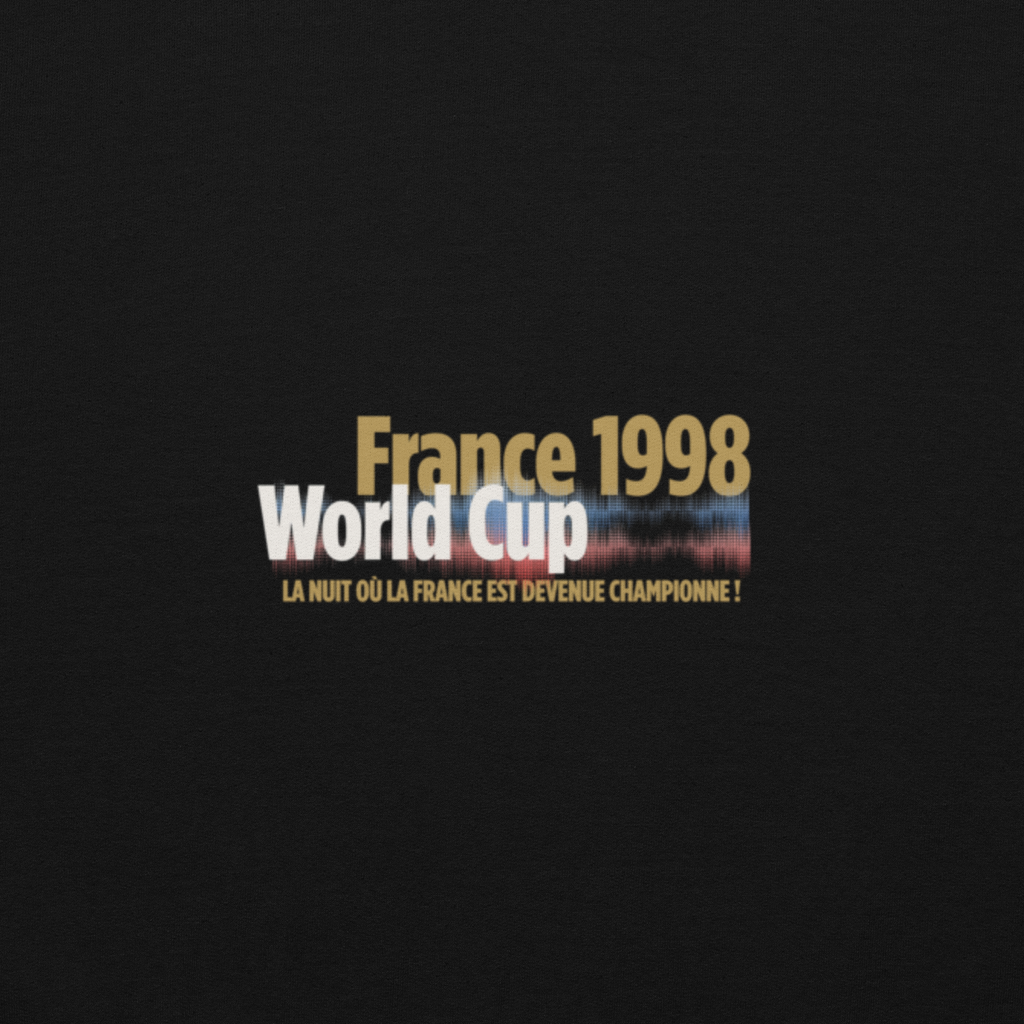 FRANCE 1998 Zidane Tribute Hoodie - Celebrate Football History