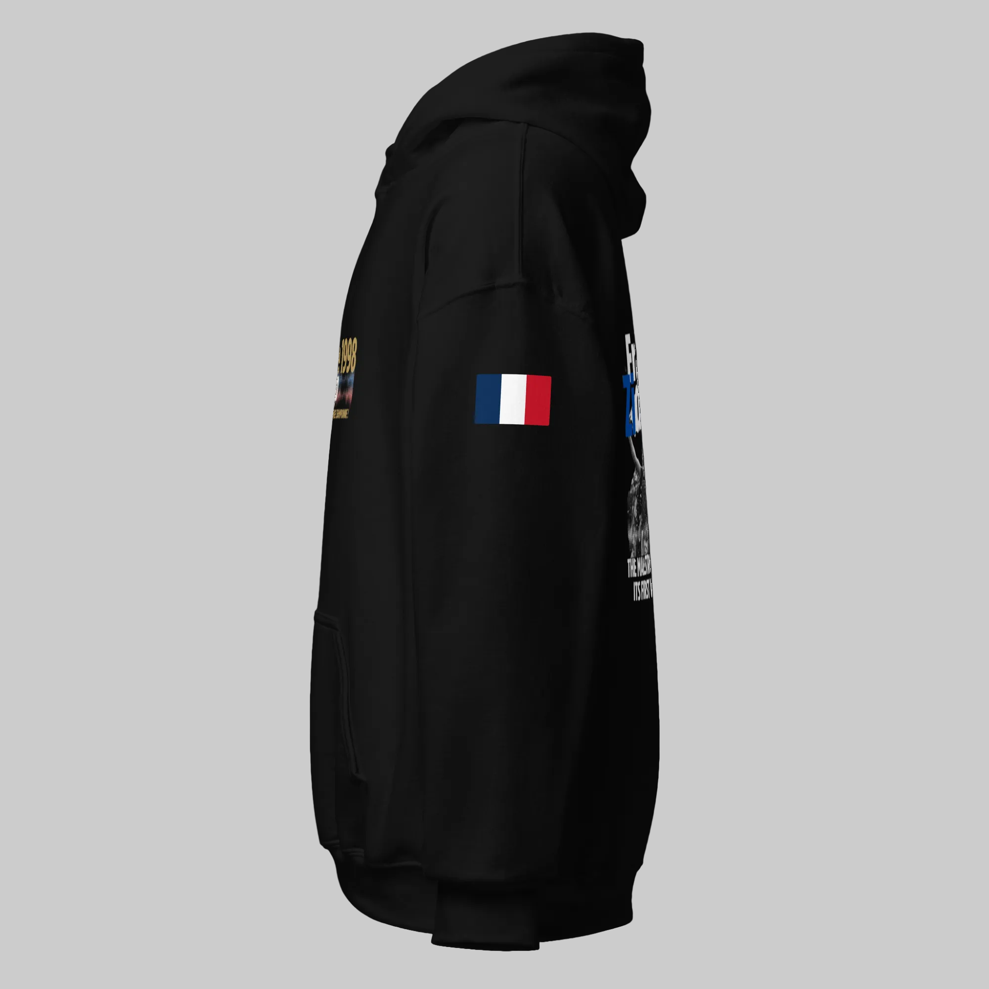 FRANCE 1998 Zidane Tribute Hoodie - Celebrate Football History