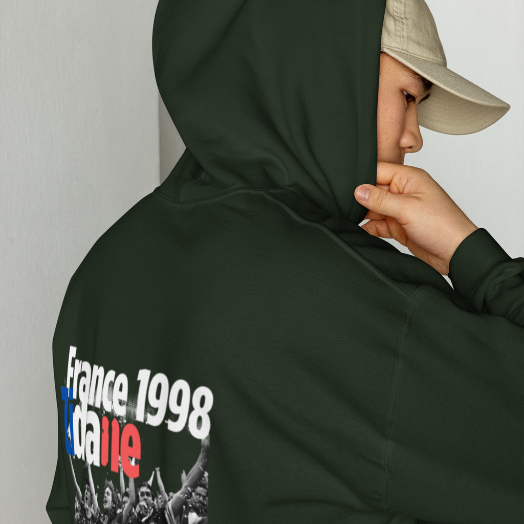 FRANCE 1998 Zidane Tribute Hoodie - Celebrate Football History