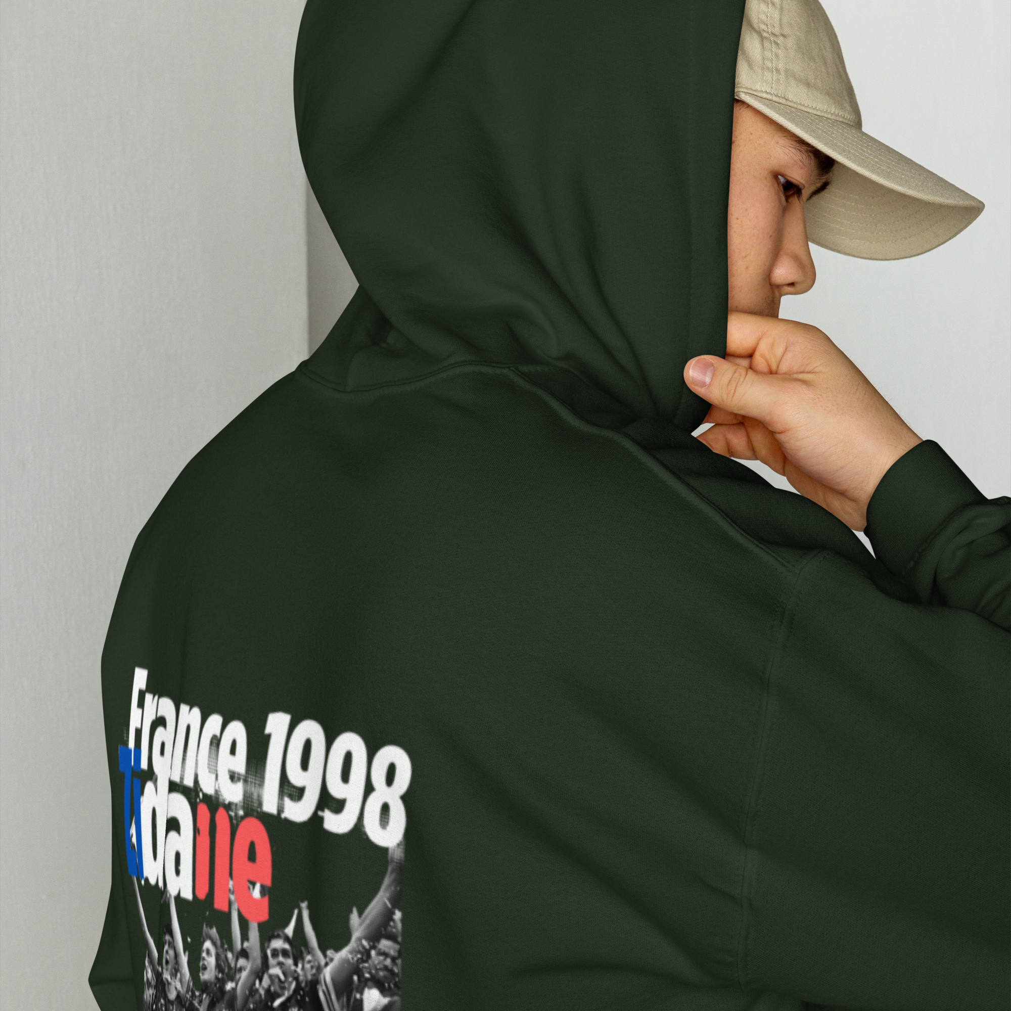 FRANCE 1998 Zidane Tribute Hoodie - Celebrate Football History